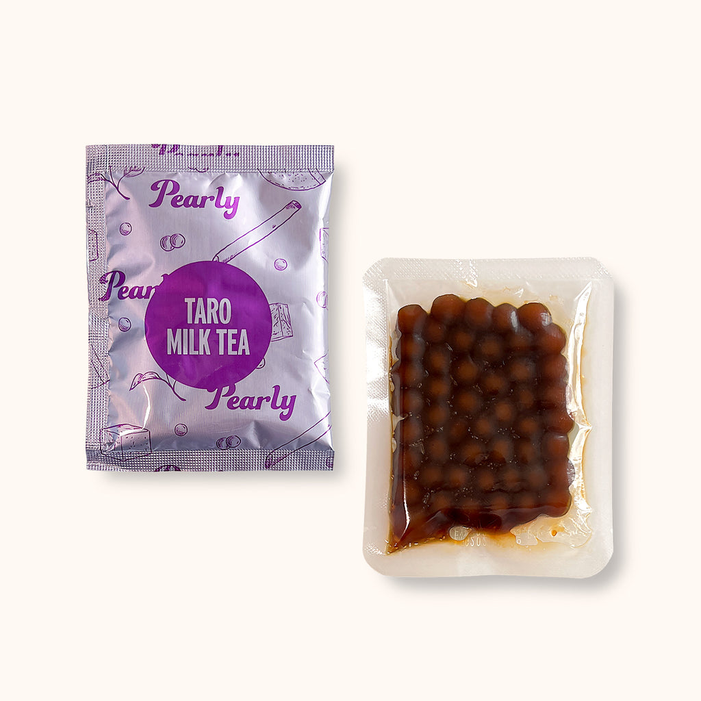 Taro milk tea packets